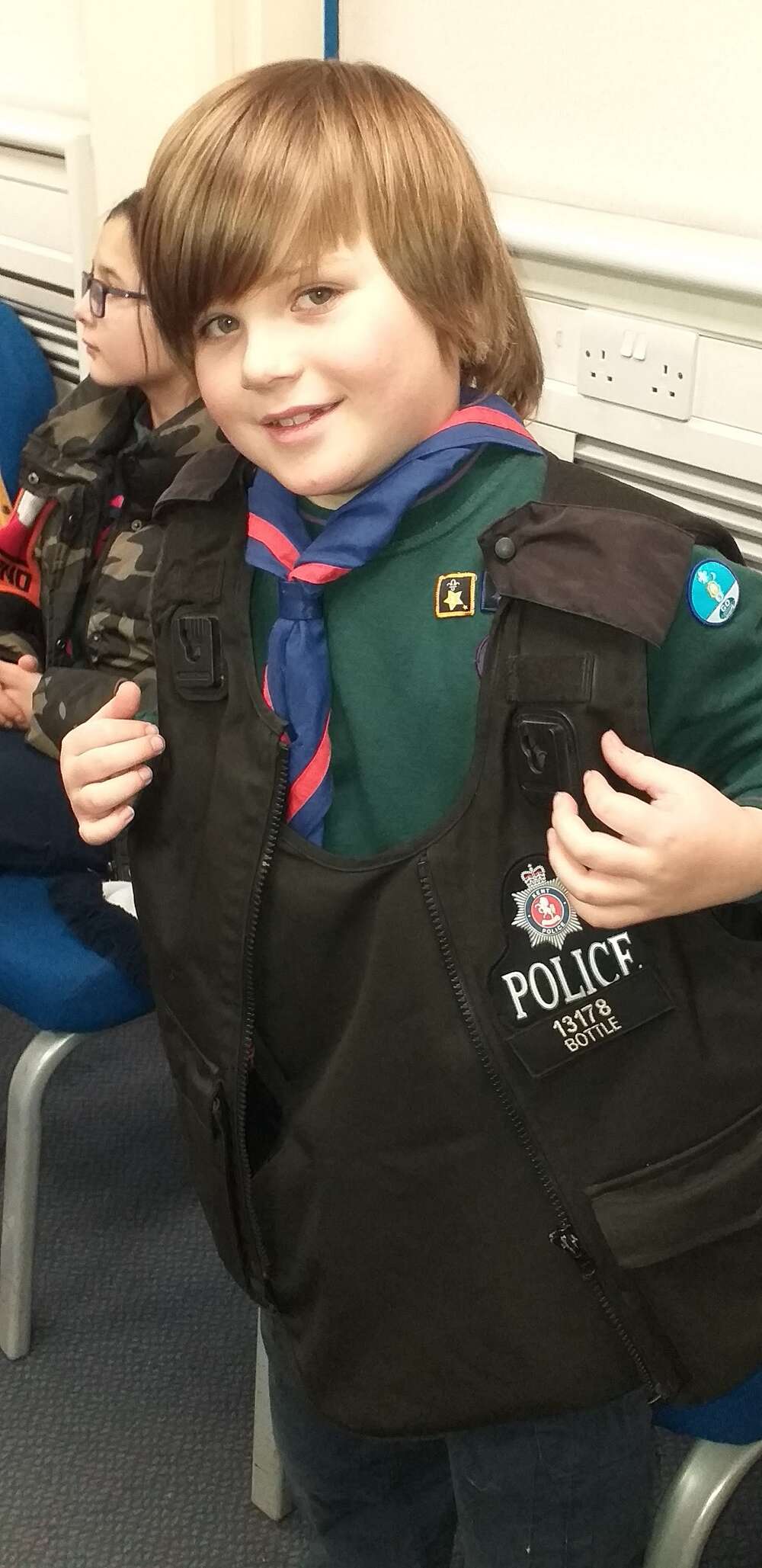 Cubs Visit to Tonbridge Police Station